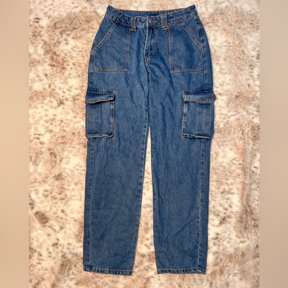 S SHEIN X Sky Cargo Jeans
